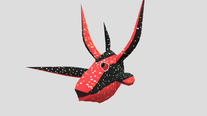Mask Vejigante 3D Model