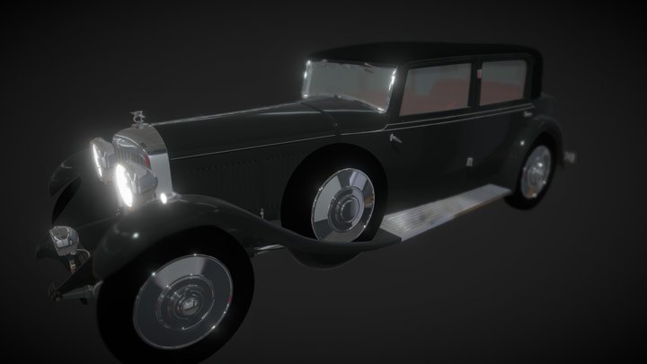 Bentley 8-Liter 1931 3D Model