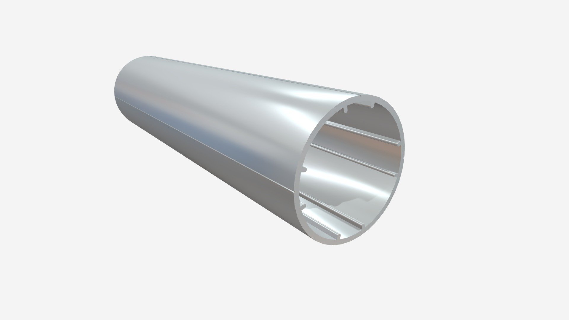 Tubo Aluminio 50mm — Sketchfab embed 3D viewer