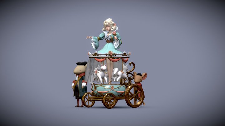 The Baron's Precious Love 3D Model