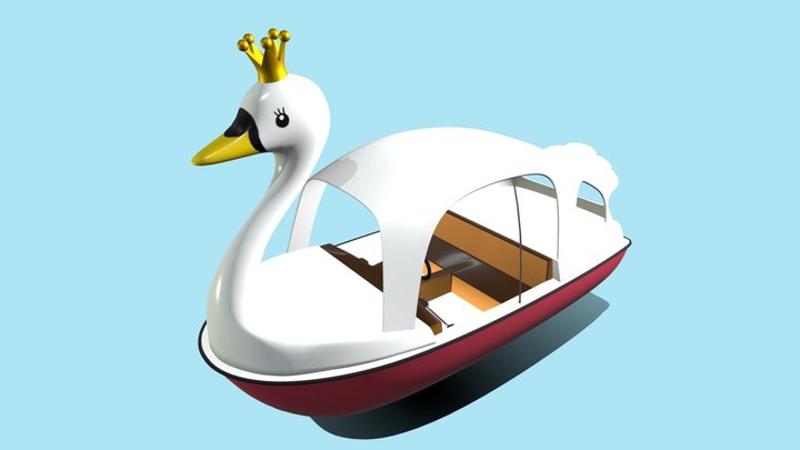 Swanboat 3D Model