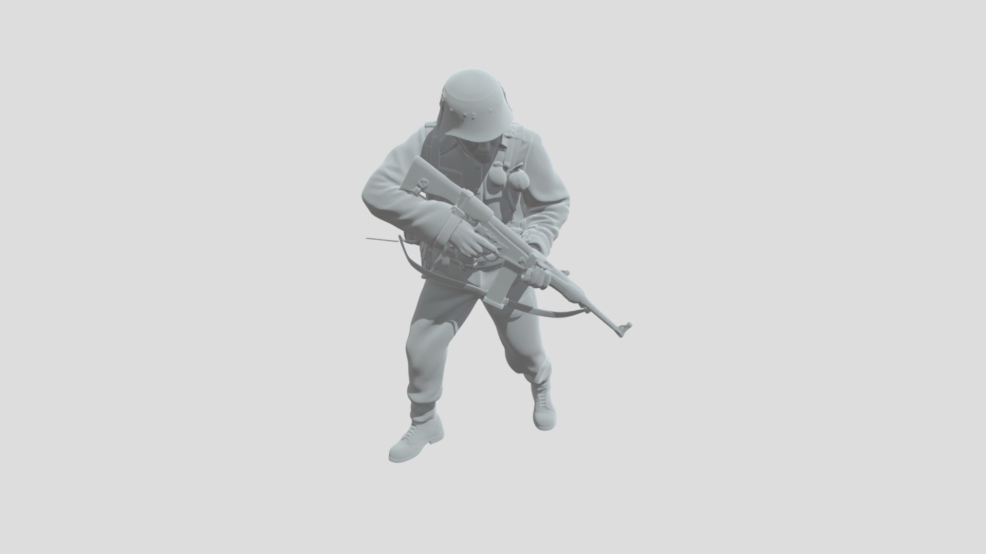 Silent Rifleman - Download Free 3D model by CharlieBravo69 [a80f8b1 ...