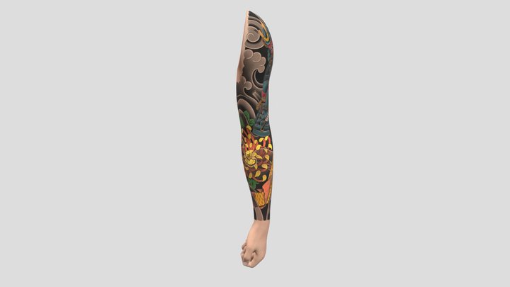Custom_Samurai_Koi_V2 3D Model