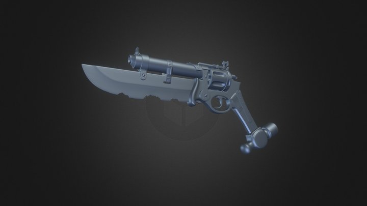 WIP - RevolverKnife 3D Model