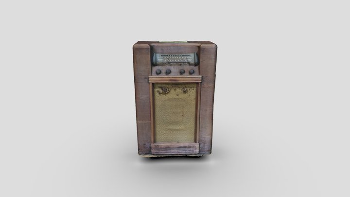 Old Radio - Butler Museum 3D Model