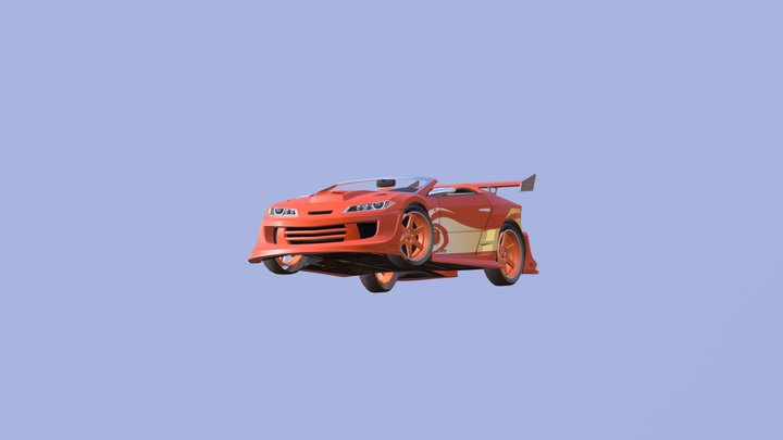 Shift Tunor Race Car 3D Model