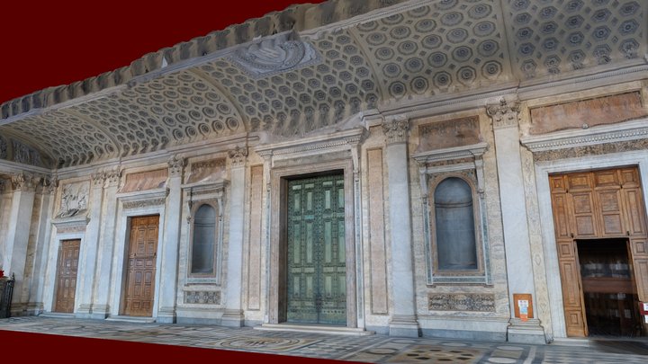 Archbasilica of St. John Lateran in Rome (Italy) 3D Model