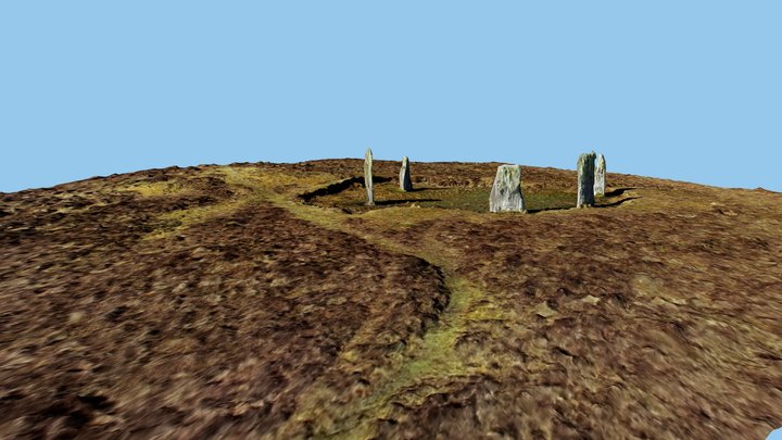 Ceann Hulavig stone circle 3D Model