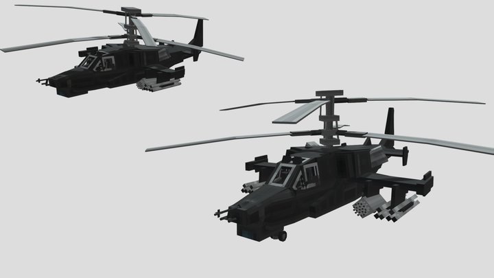 KA - 50 Black Shark 3D Model