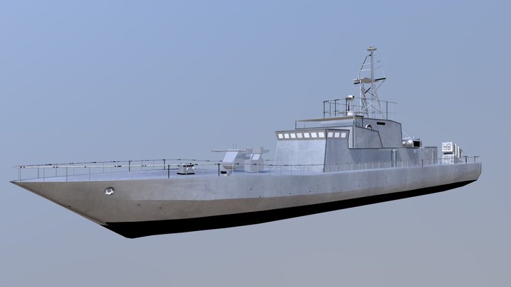 BADAU SHIP 3D Model