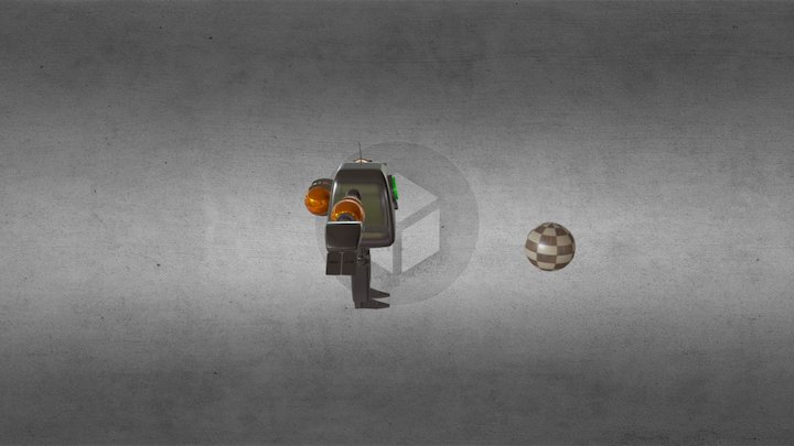 ловит мяч 3D Model