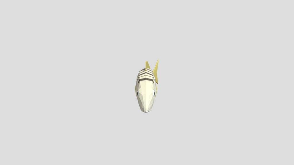 Low Poly Animated Striped Seabream