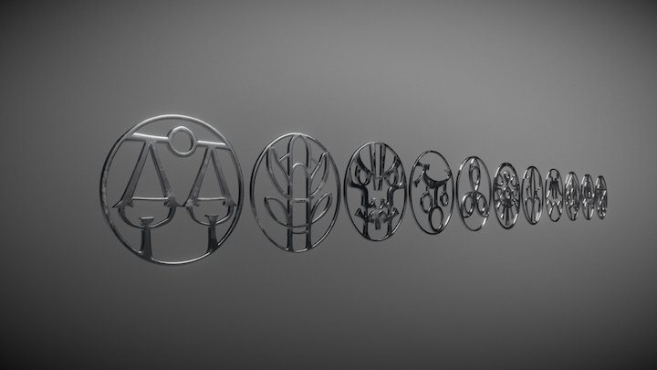 Triumvirates from "Pyre" 3D Model