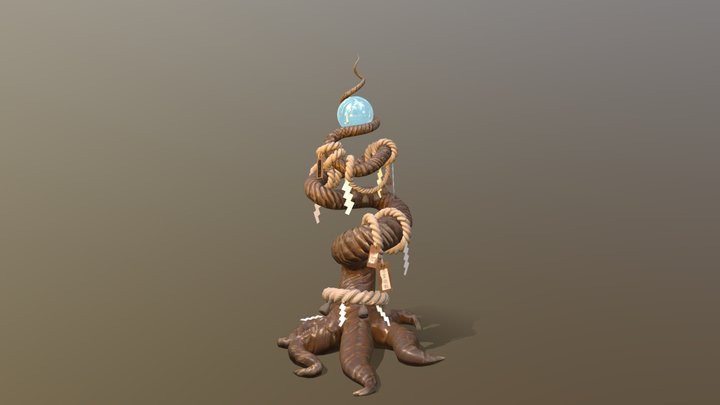 Magic Tree Shrine 3D Model