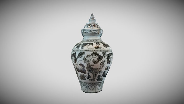W31 WiangKalong Vase 3D Model