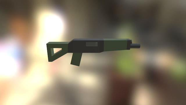 SIG 553 - Patch 3.3 3D Model