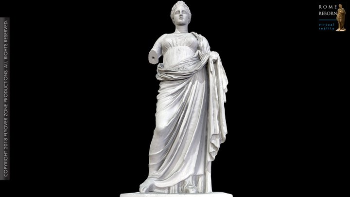 3D rendering of Themis of Chairestratos