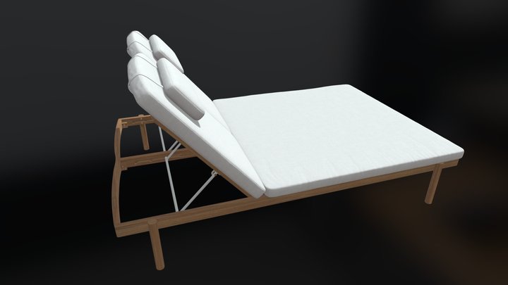 Tumbona Doble Reclinable – Modello 3D gratuito STL