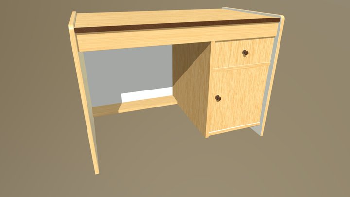 Desk 3D Model