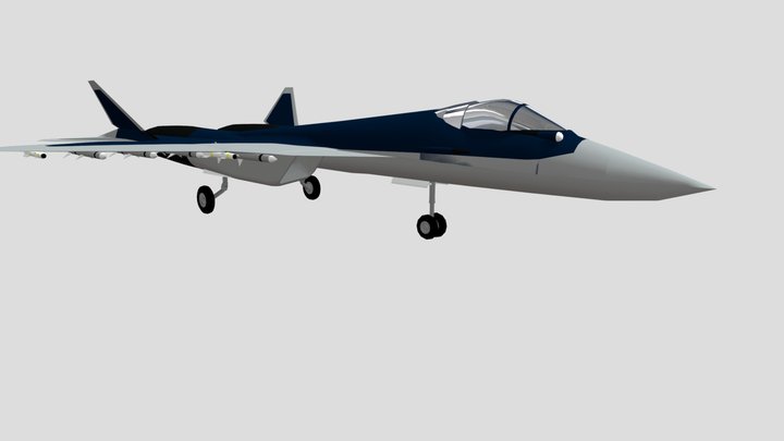 Su-57 (mark2) 3D Model