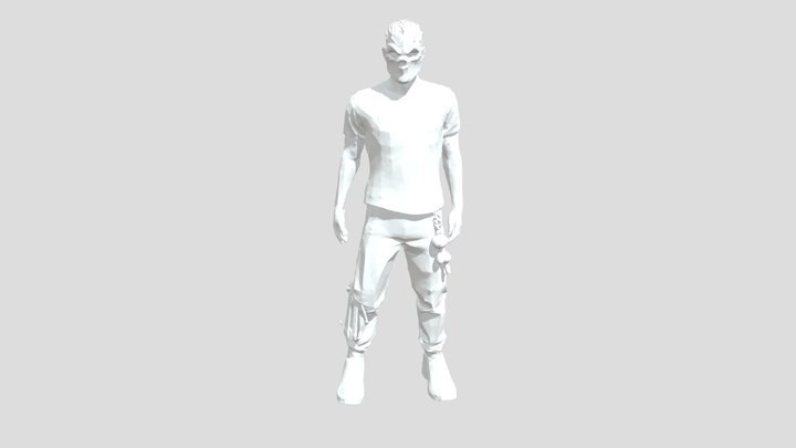 Skull Warrior 3D Model
