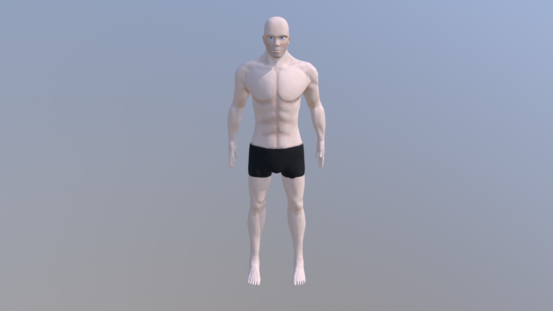 Male Body Wip - 3d Model By Stewart Budd (@stewartb) [a81aa88] - Sketchfab