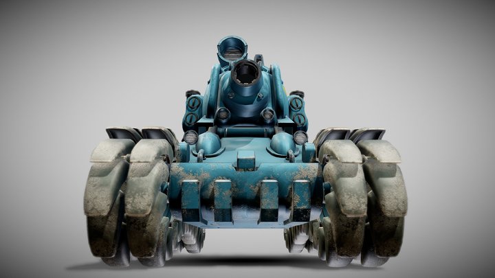 Tank Metal Slug SV 001 3D Model