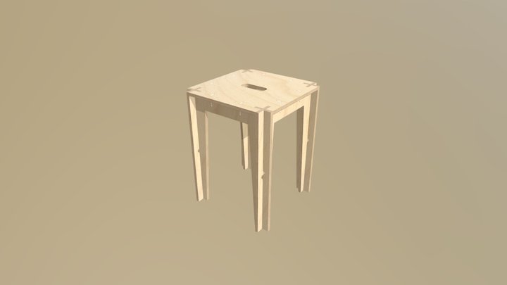 ZIP Stool 3D Model