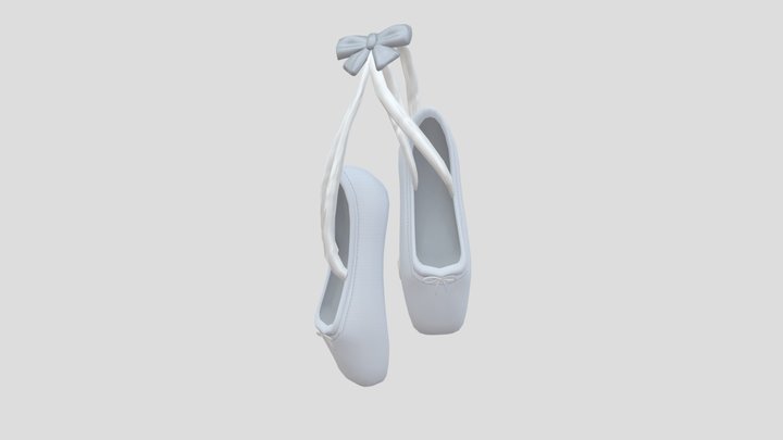 Balletcore Set - Pointe Shoes 3D Model