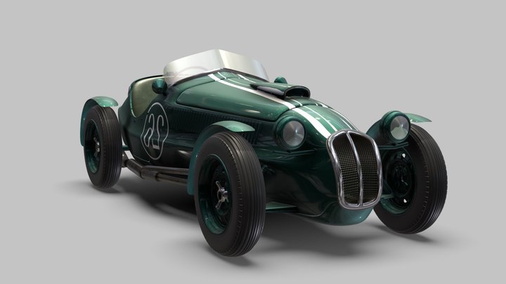 Frazer Nash Le Mans 3D Model