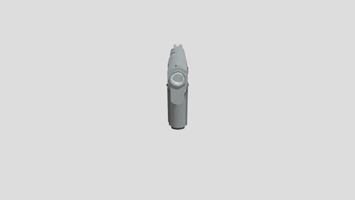 Heavy Pistol 3D Model