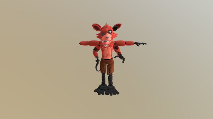 Withered Foxy (READ THE DESCRIPTION) 3D Model
