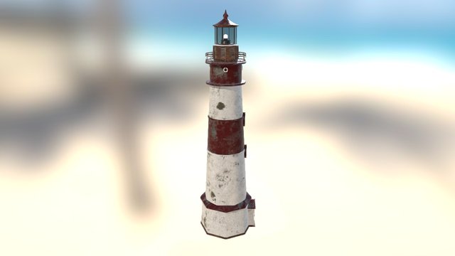 Old lighthouse 3D Model