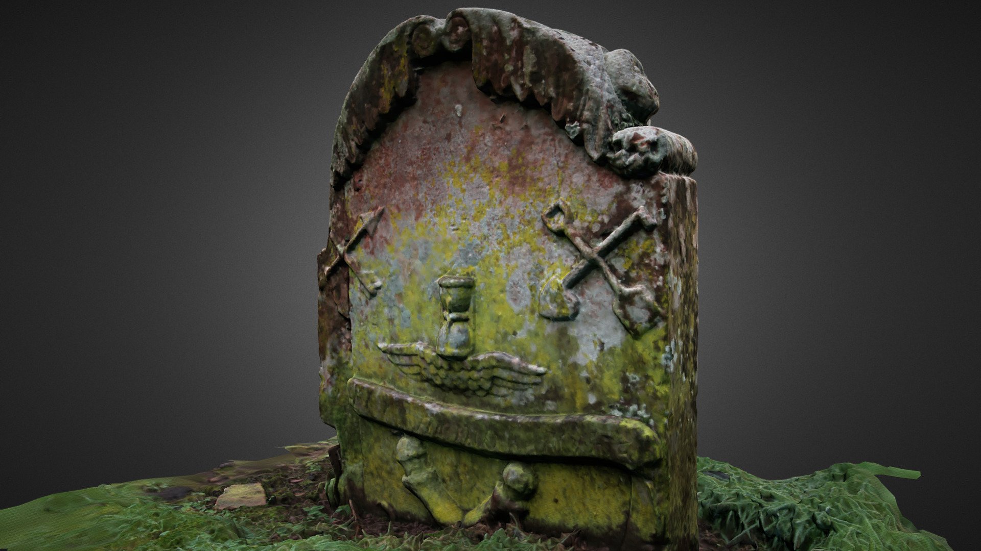 1713 Gravestone Garvald and Bara Kirk