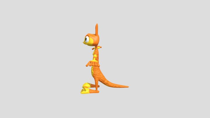 Daxter a color 3D Model