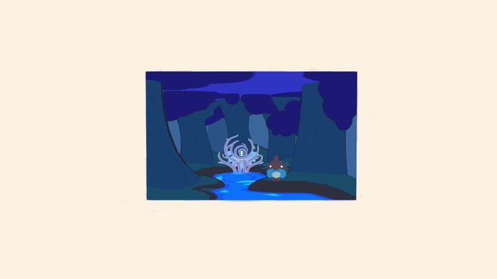 Retake on Ardenweald Fanart 3D Model