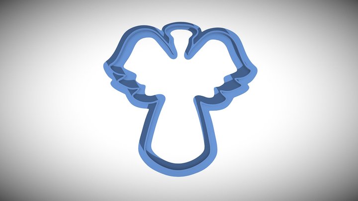 Angel Cookie Cutter – Modello 3D gratuito STL
