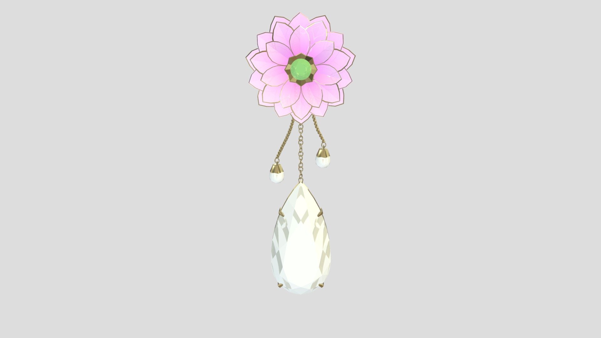Spring earring — Sketchfab embed 3D viewer
