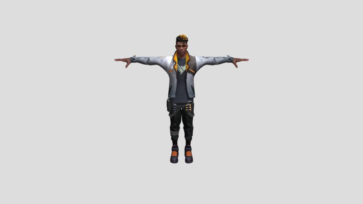 Phoenix (T-pose) – Kostenloses 3D-Modell STL