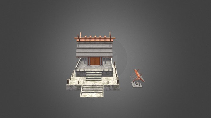 Temple Japonais 🇯🇵 (Bloc-Notes 3D)