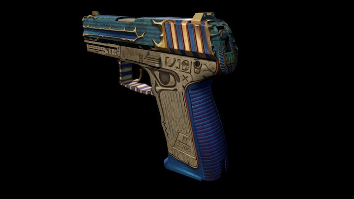 P2000 | Royal Scarab 3D Model