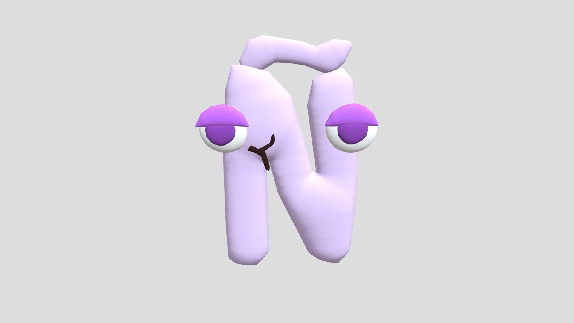 D (Alphabet Lore) - Download Free 3D model by aniandronic