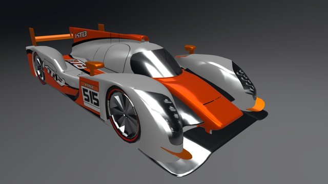 LeMans Car 3D Model