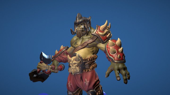 Orc game model 3D Model