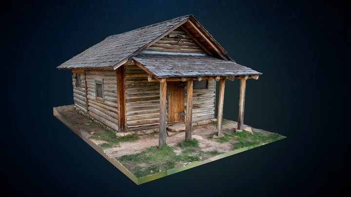 General Springs Cabin - Inside & Out 3D Model
