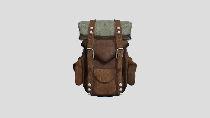 Hiking bag 3D Model