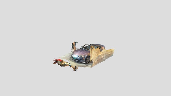 Indoor Lidar scan of Miata 3D Model
