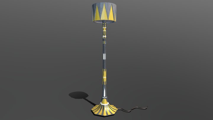 Art Deco Lamp 3D Model
