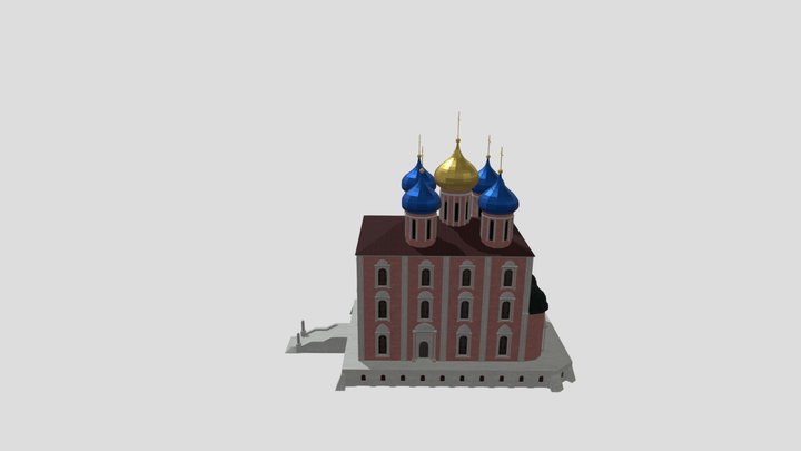 Успенский собор 3D Model