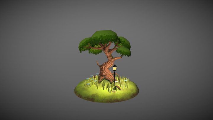 Stylized-environment 3D models - Sketchfab